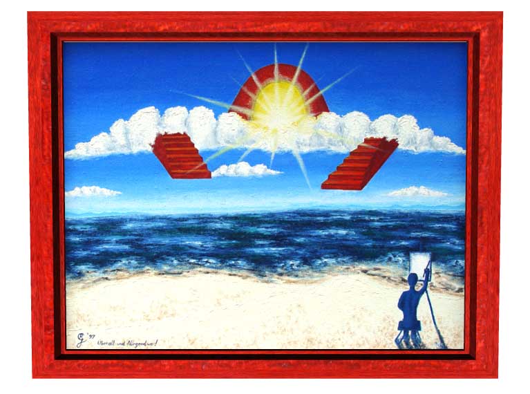 Überall und Nirgendwo 
1997 | Öl auf Leinwand | 60 x 80 cm